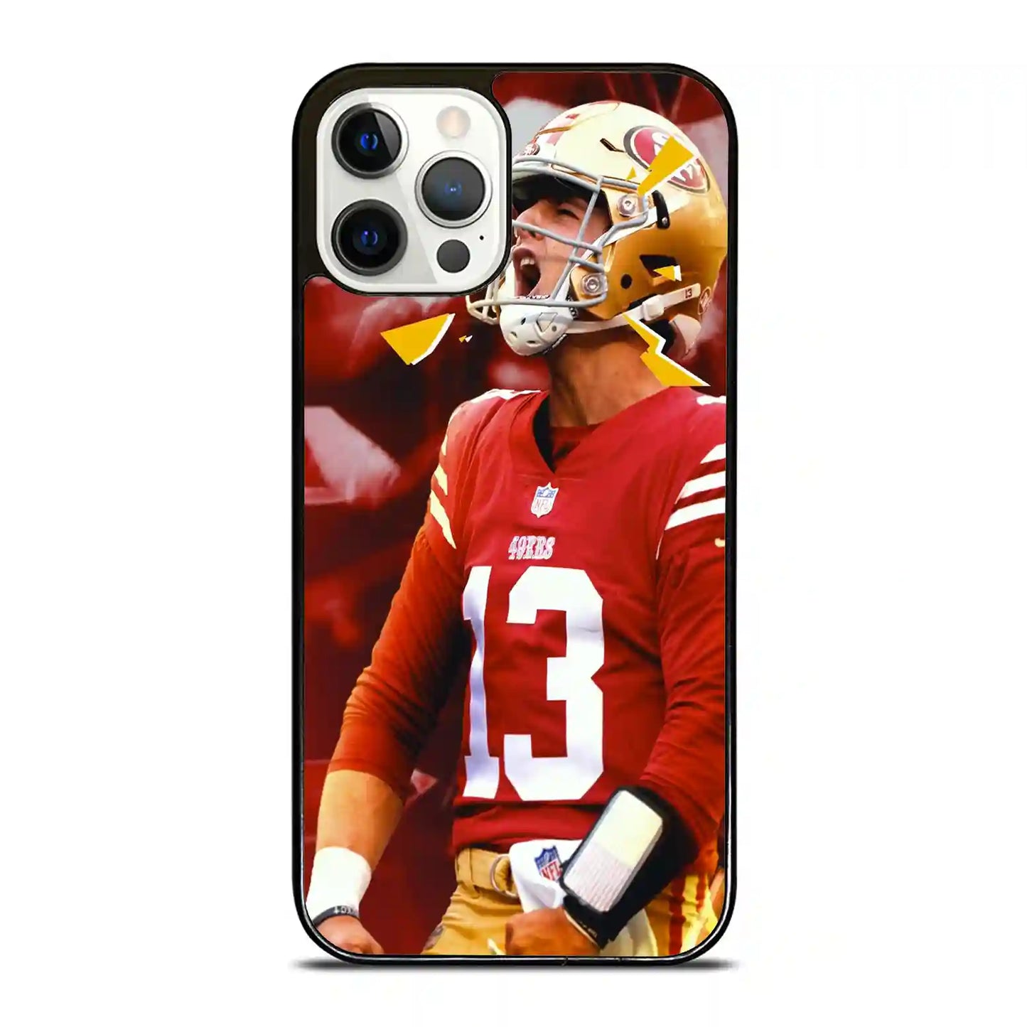 Brock Purdy Yelling iPhone 12 Pro Case