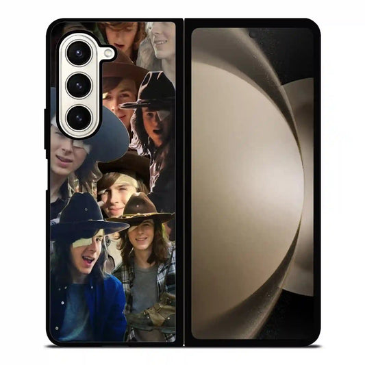 Carl Grimes Vintage Samsung Z6 Fold Case