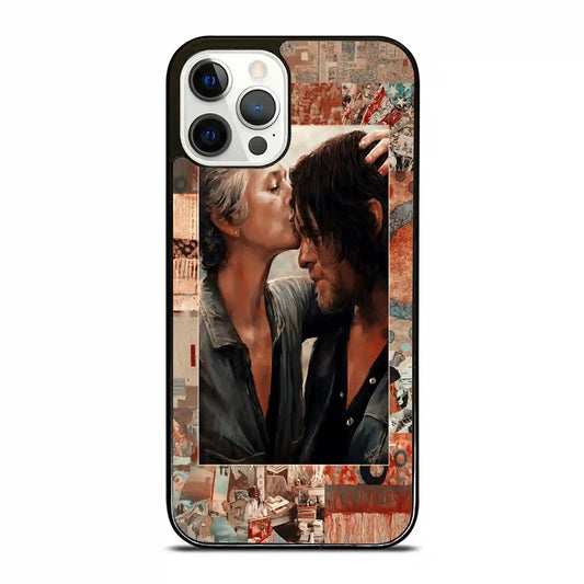 Carol And Daryl Dixon Kiss iPhone 12 Pro Case