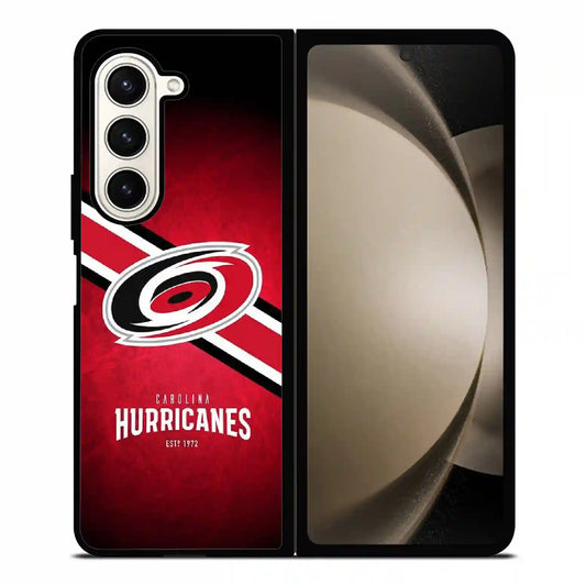 Carolina Hurricanes Retro Samsung Z6 Fold Case