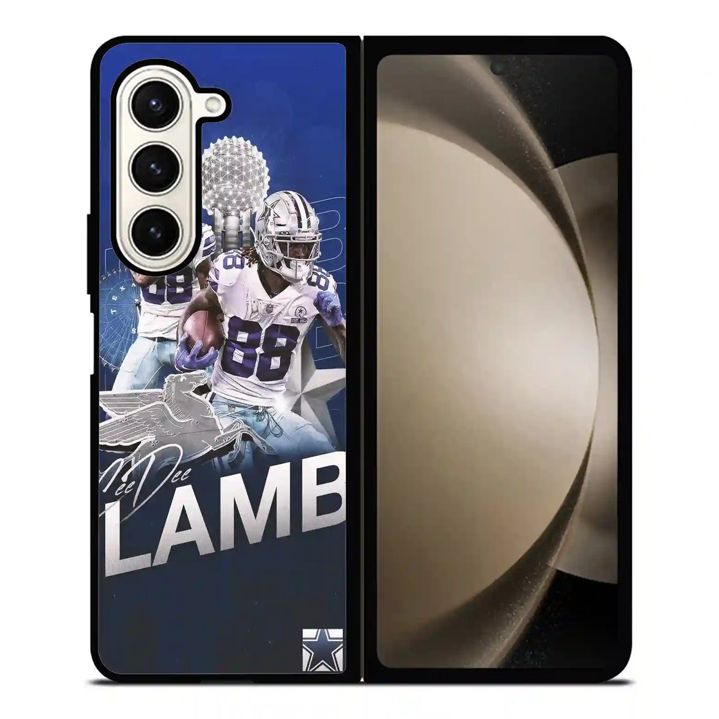 Ceede Lamb Dalas Cowboys Nfl Samsung Z6 Fold Case