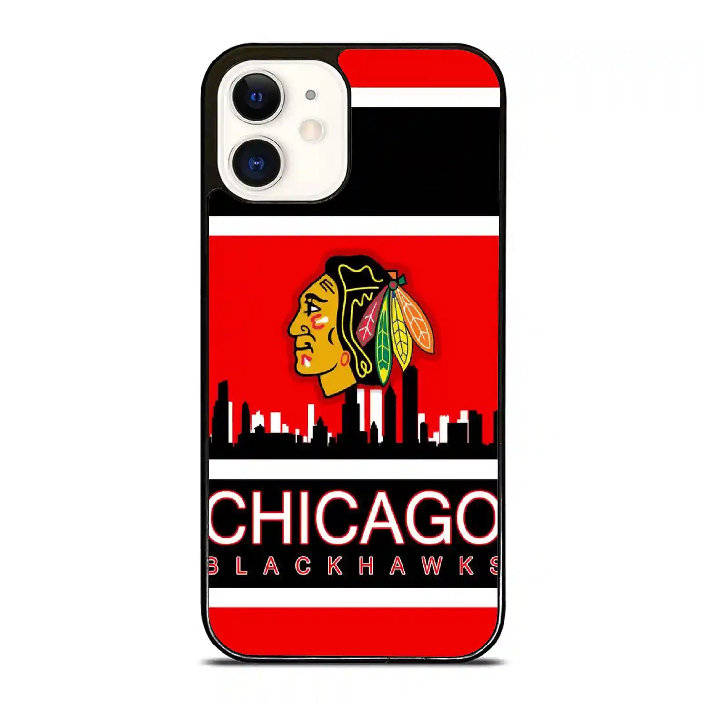 Chicago Blackhawks Colorful iPhone 12 Mini Case