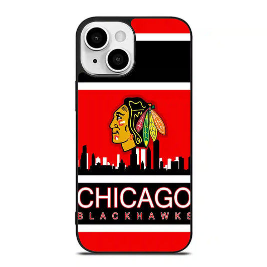 Chicago Blackhawks Colorful iPhone 13 Case