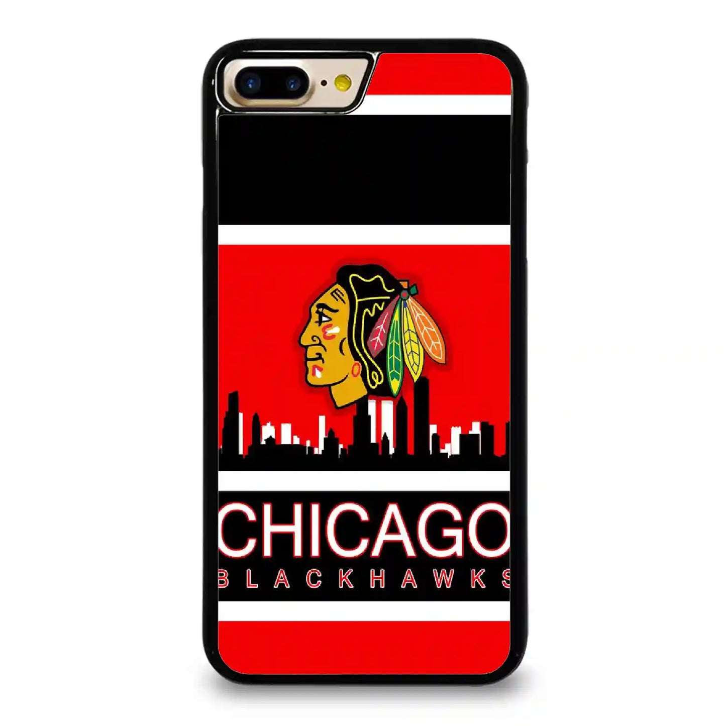 Chicago Blackhawks Colorful iPhone 7-8 Plus Case