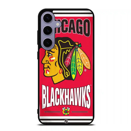 Chicago Blackhawks New Desighn Samsung Galaxy S24 Plus Case