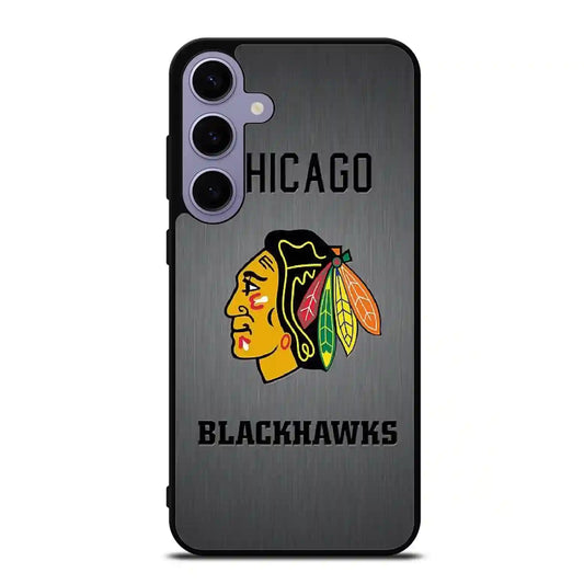 Chicago Blackhawks Personalized Samsung Galaxy S24 Plus Case