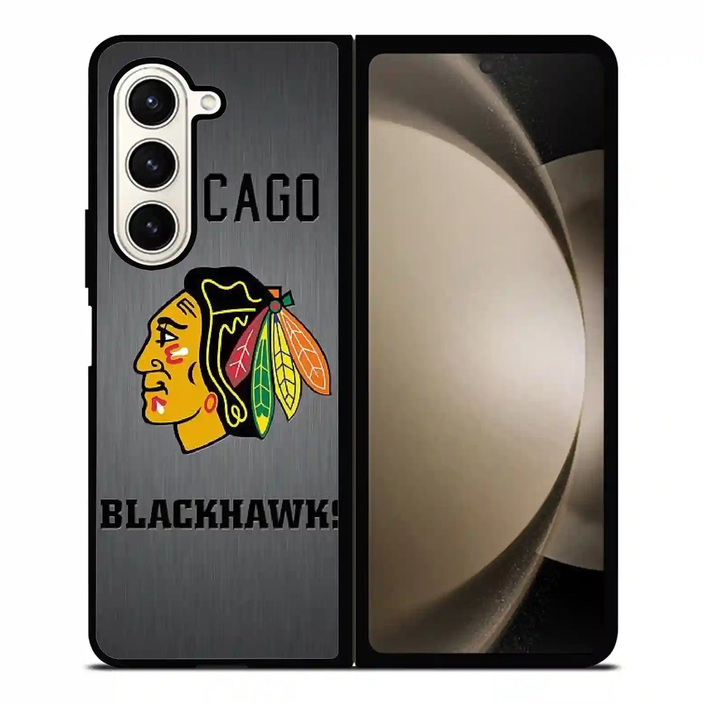 Chicago Blackhawks Personalized Samsung Z6 Fold Case