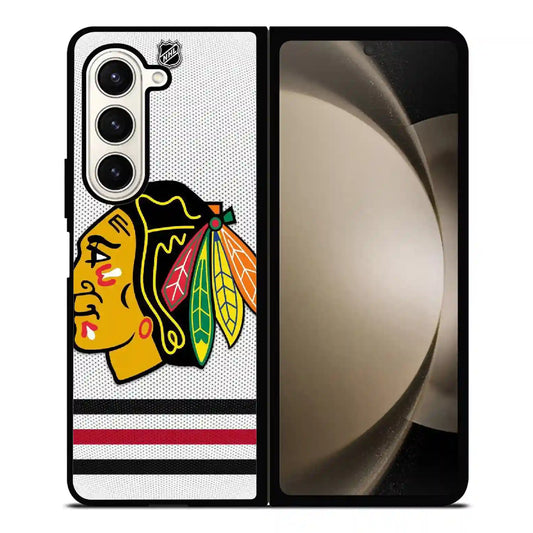 Chicago Blackhawks Vintage Samsung Z6 Fold Case