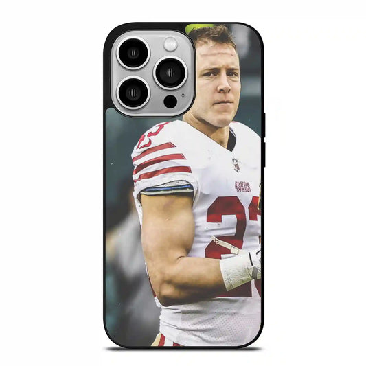 Christian Mccaffrey Colorpersonalizeders Football iPhone 14 Pro Case