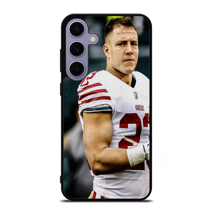 Christian Mccaffrey Colorpersonalizeders Football Samsung Galaxy S24 Plus Case