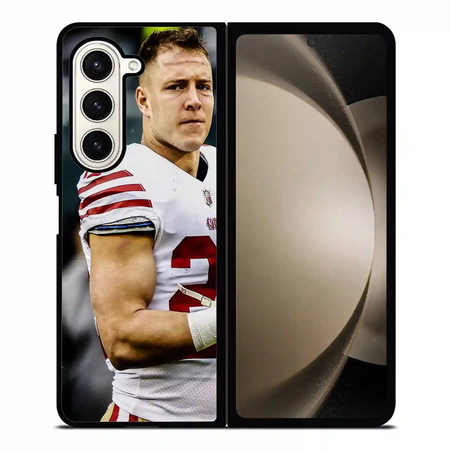 Christian Mccaffrey Colorpersonalizeders Football Samsung Z6 Fold Case