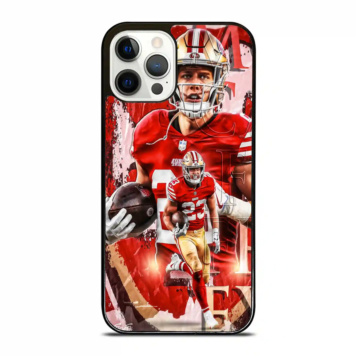 Christian Mccaffrey Colorpersonalizeders iPhone 12 Pro Case