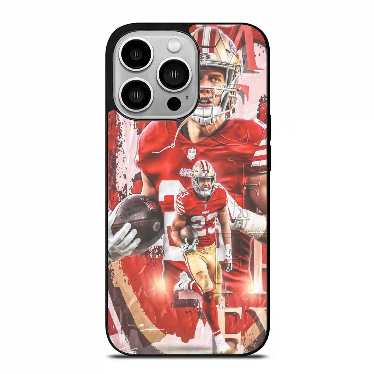 Christian Mccaffrey Colorpersonalizeders iPhone 14 Pro Case