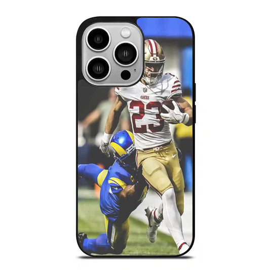 Christian Mccaffrey Colorpersonalizeders Nfl iPhone 14 Pro Case