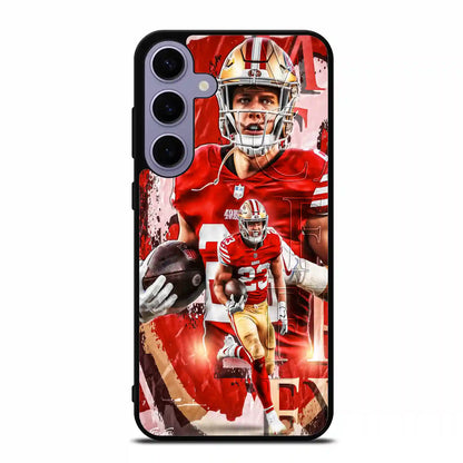 Christian Mccaffrey Colorpersonalizeders Samsung Galaxy S24 Plus Case