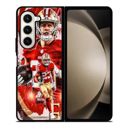 Christian Mccaffrey Colorpersonalizeders Samsung Z6 Fold Case