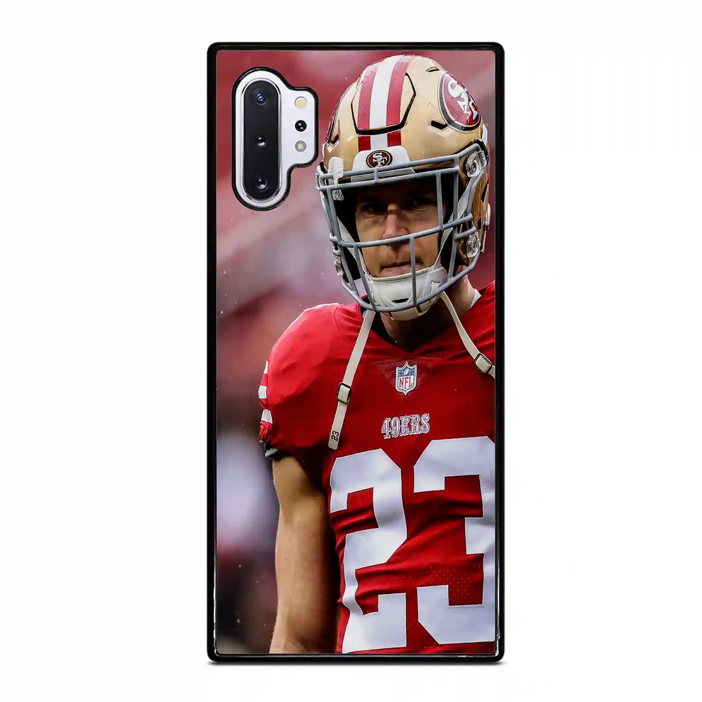 Christian Mccaffrey Colorpersonalizeders San Fransisco Football Samsung Galaxy Note 10 Pro 5G Case