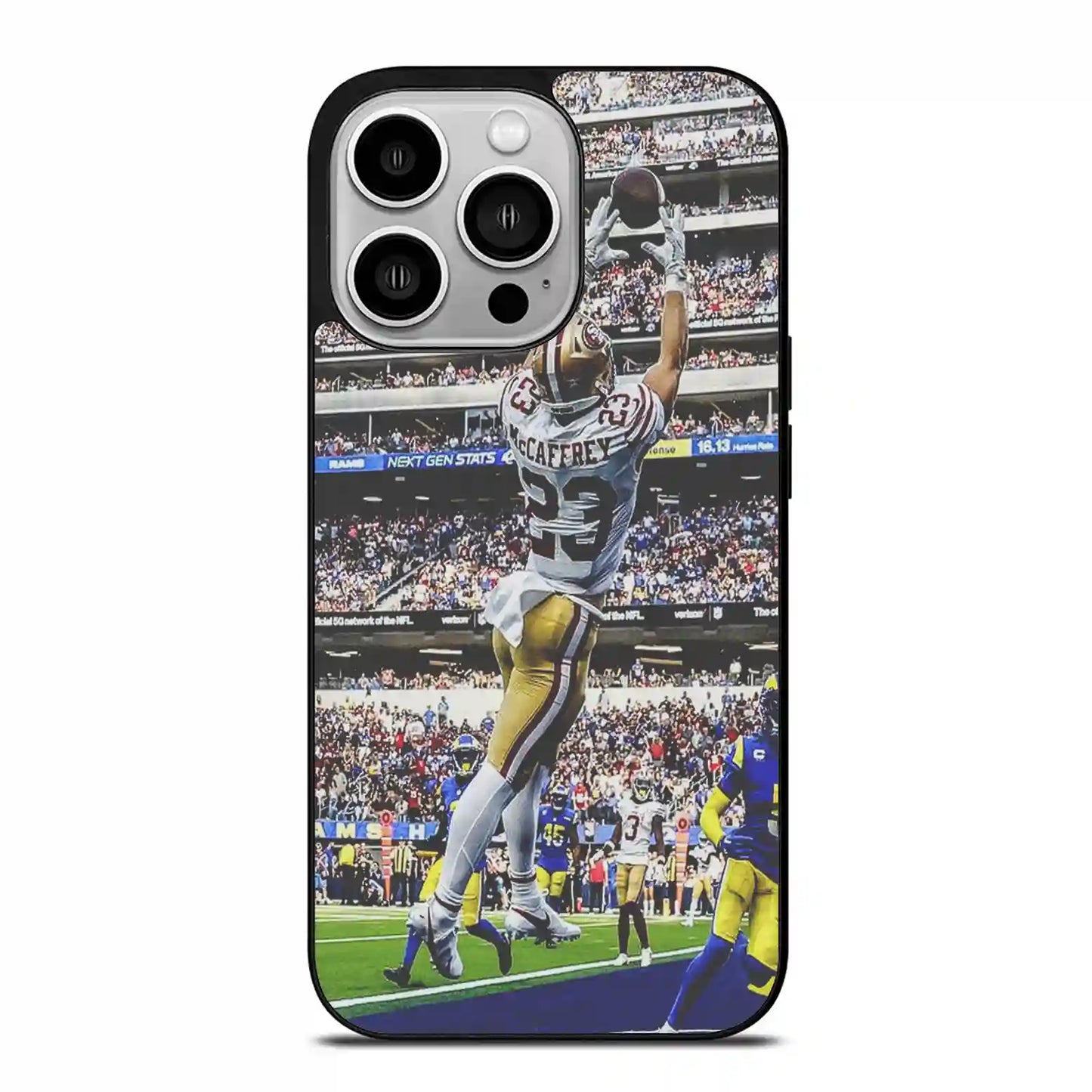 Christian Mccaffrey Jump iPhone 14 Pro Case