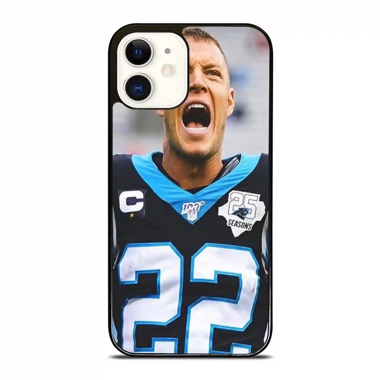 Christian Mccaffrey Panthers Yelling iPhone 12 Mini Case