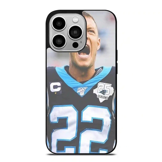 Christian Mccaffrey Panthers Yelling iPhone 14 Pro Case