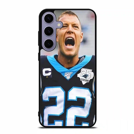 Christian Mccaffrey Panthers Yelling Samsung Galaxy S24 Plus Case