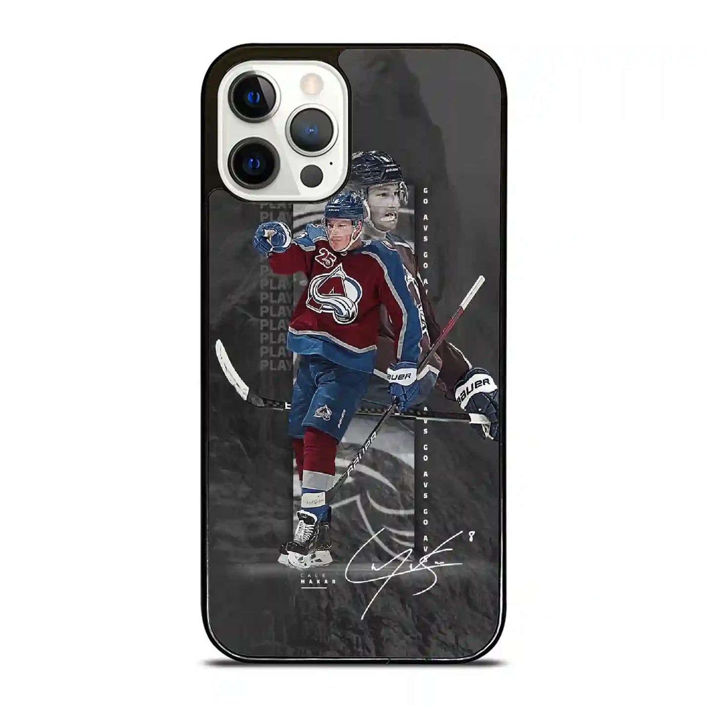 Colorado Avalanche Cale Makar iPhone 12 Pro Case