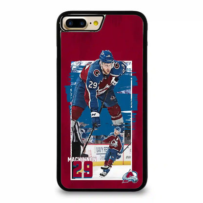 Colorado Avalanche Mac Kinnon Retro iPhone 7-8 Plus Case