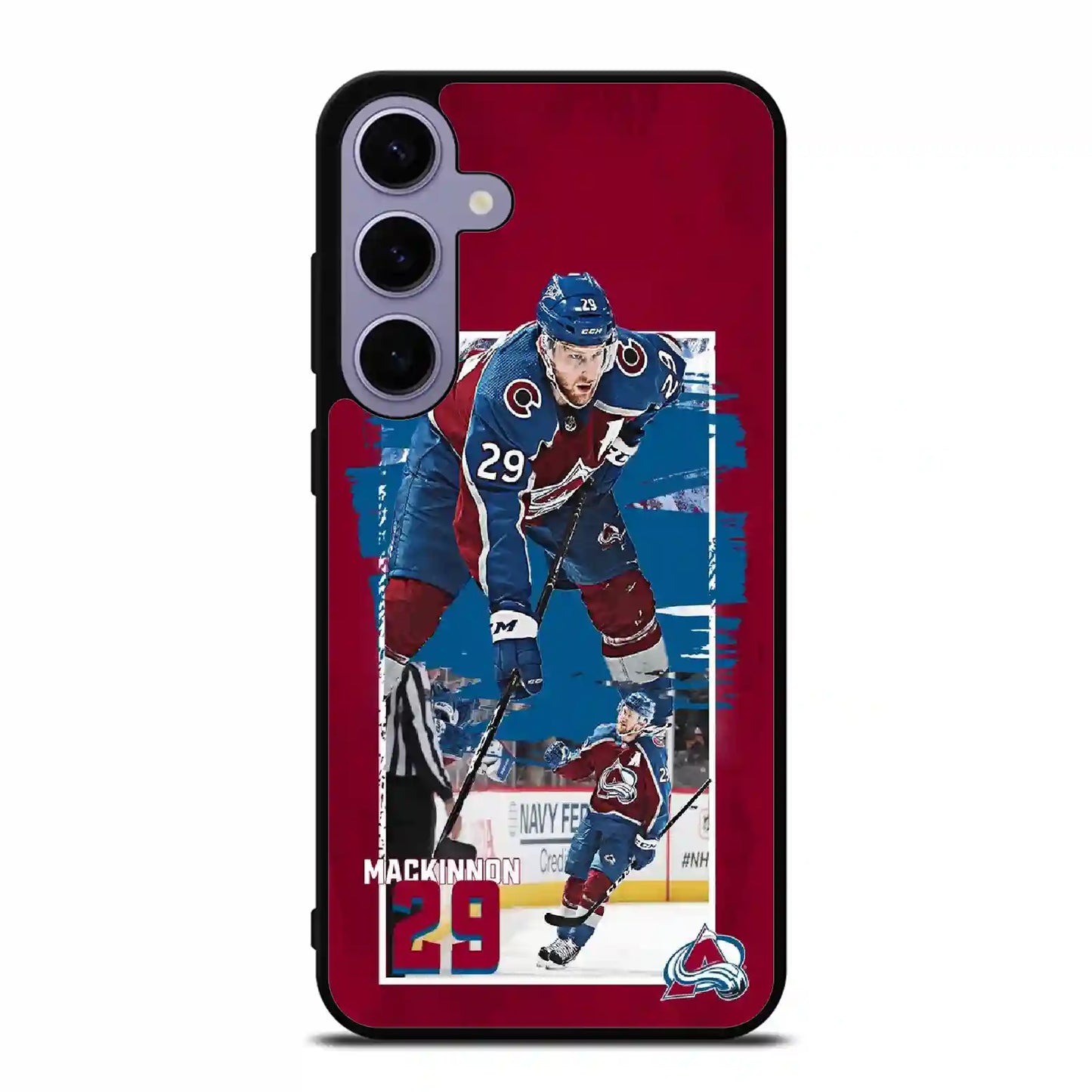 Colorado Avalanche Mac Kinnon Retro Samsung Galaxy S24 Plus Case