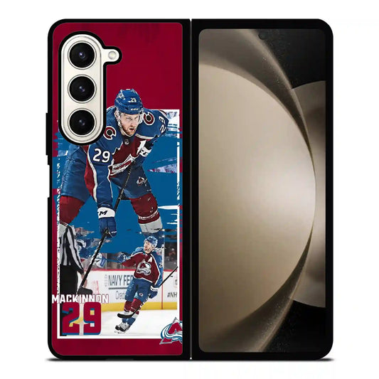 Colorado Avalanche Mac Kinnon Retro Samsung Z6 Fold Case