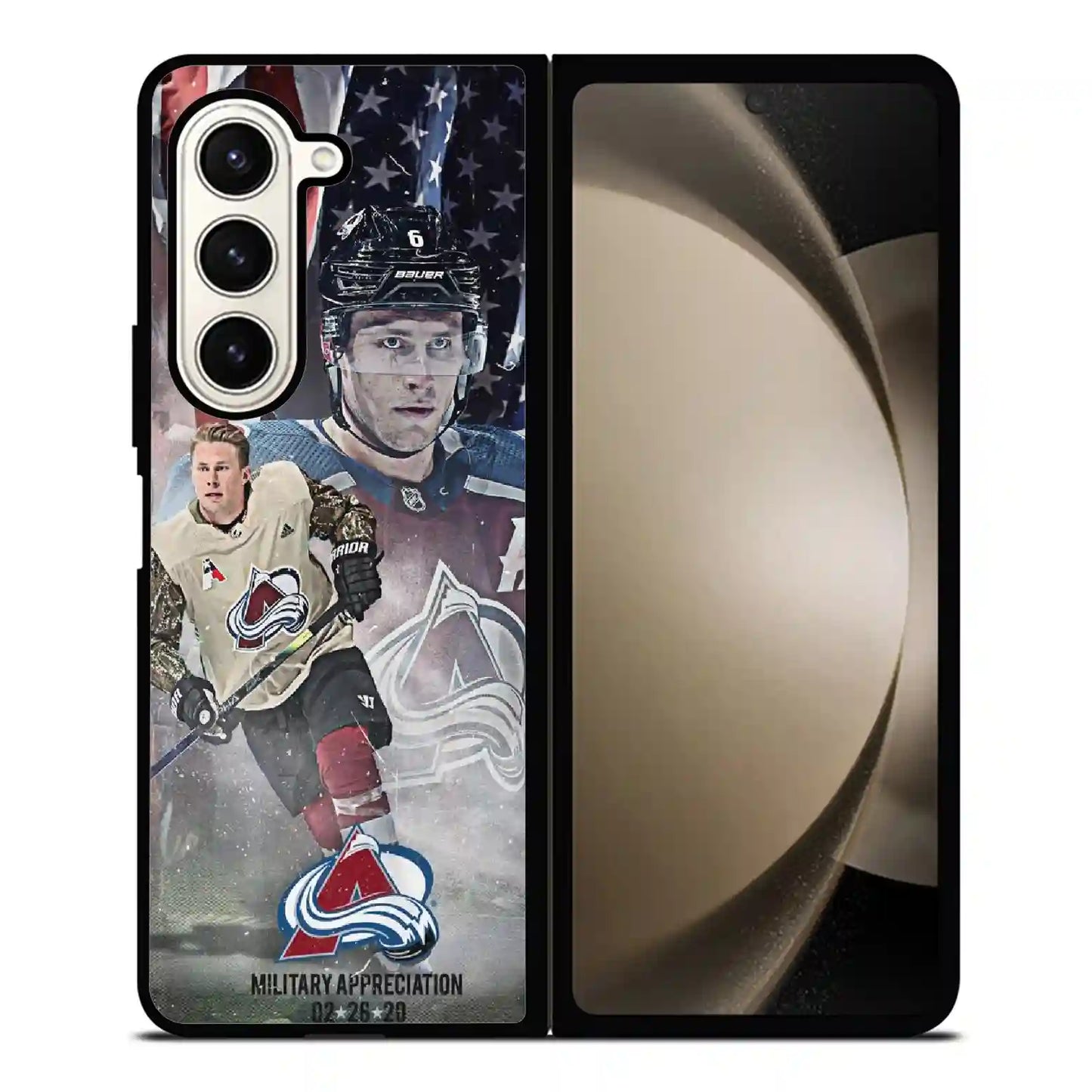 Colorado Avalanche Personalized Samsung Z6 Fold Case