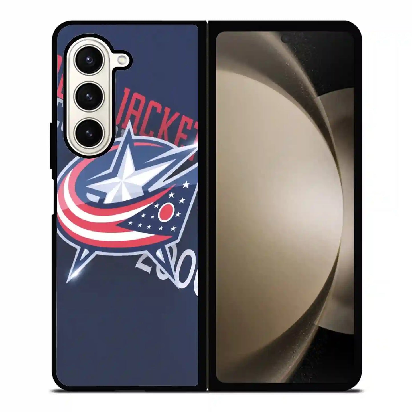 Columbus Blue Jackets Colorful Samsung Z6 Fold Case