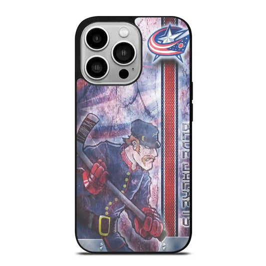 Columbus Blue Jackets Retro iPhone 14 Pro Case