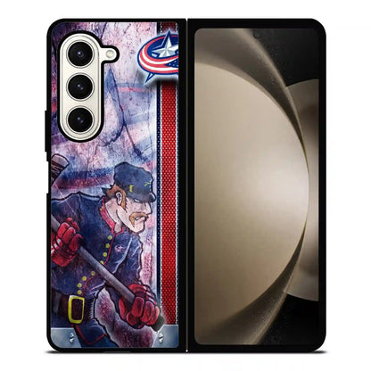 Columbus Blue Jackets Retro Samsung Z6 Fold Case