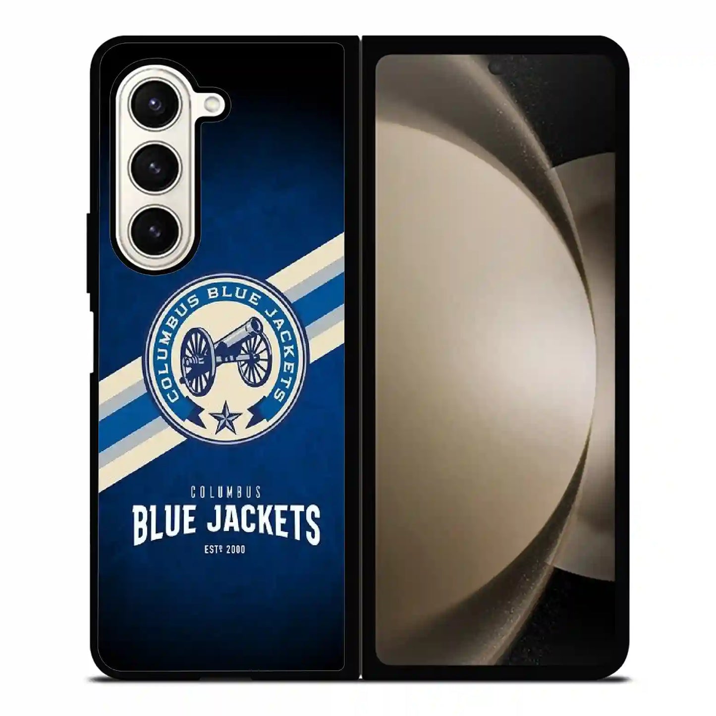 Columbus Blue Jackets Vintage Samsung Z6 Fold Case