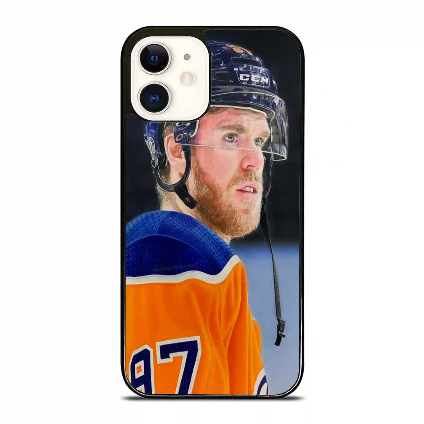 Connor Mcdavid Oilers Hockey Nhl iPhone 12 Case