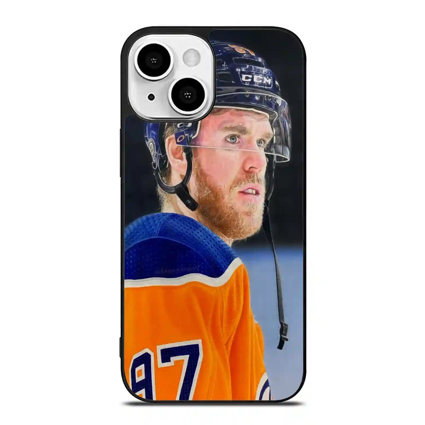 Connor Mcdavid Oilers Hockey Nhl iPhone 13 Case