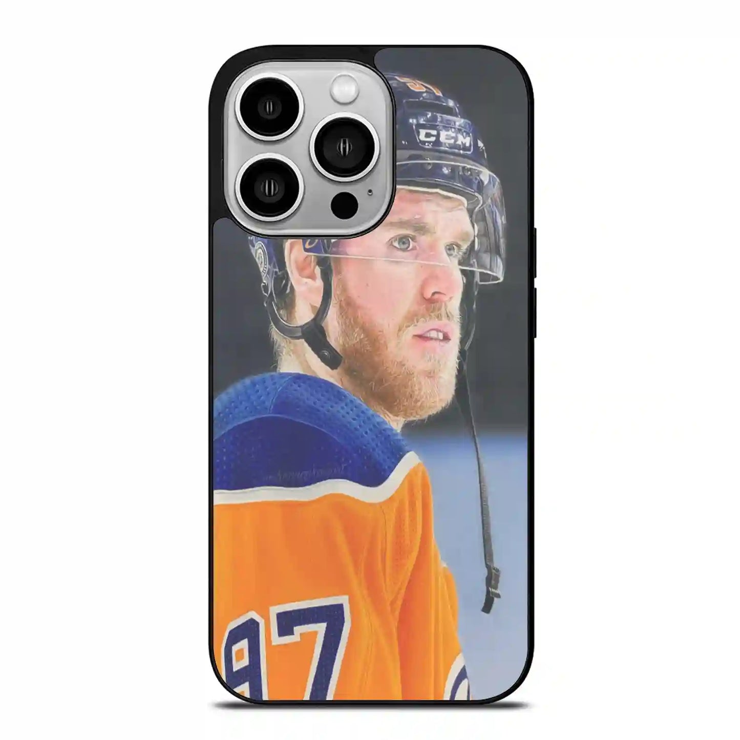 Connor Mcdavid Oilers Hockey Nhl iPhone 14 Pro Case