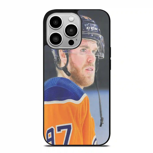 Connor Mcdavid Oilers Hockey Nhl iPhone 14 Pro Case