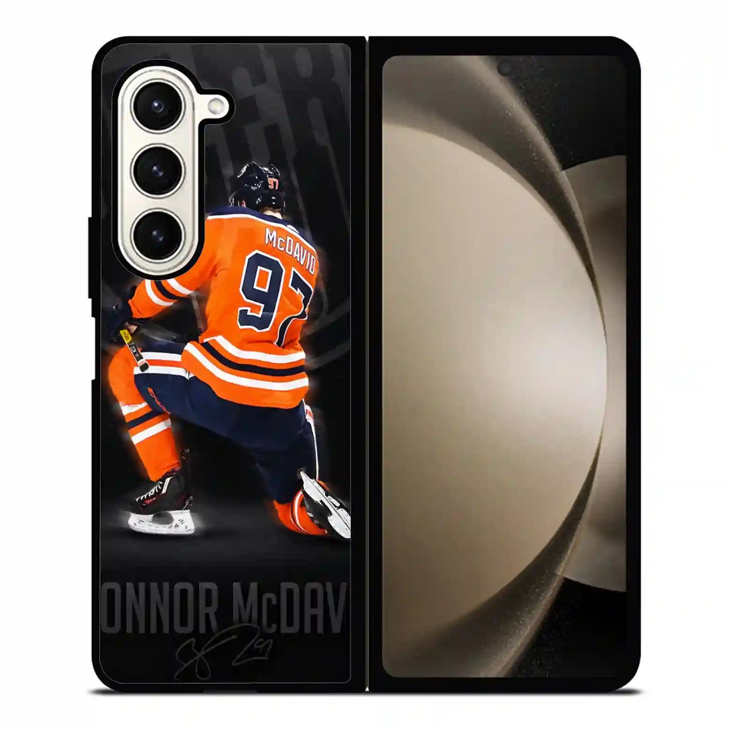 Connor Mcdavid Oilers Samsung Z6 Fold Case