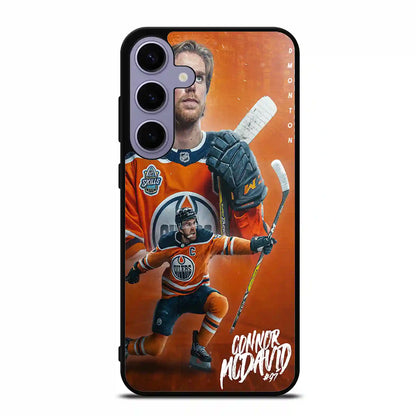 Connor Mcdavid Orange Samsung Galaxy S24 Plus Case