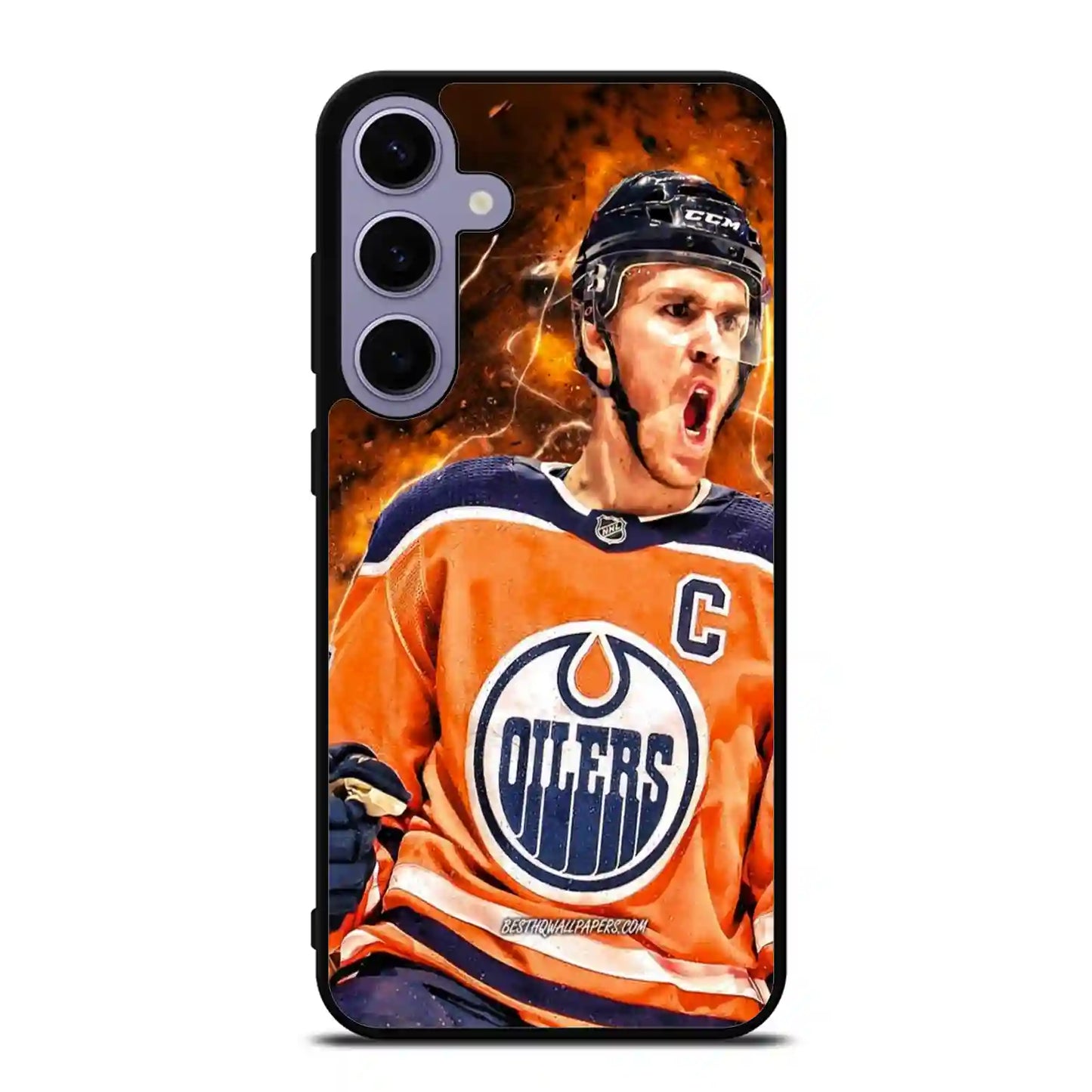 Connor Mcdavid Yell Samsung Galaxy S24 Plus Case