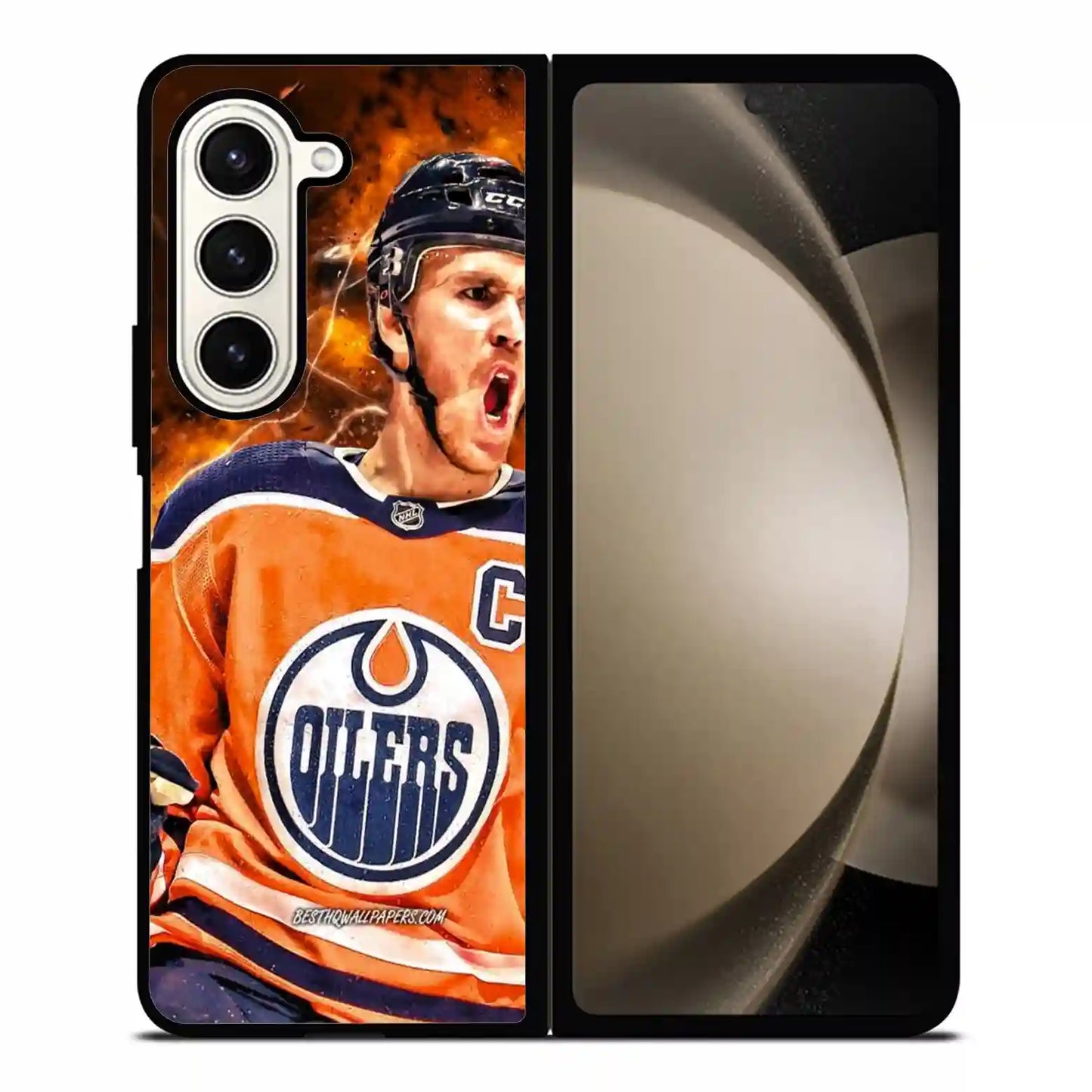 Connor Mcdavid Yell Samsung Z6 Fold Case