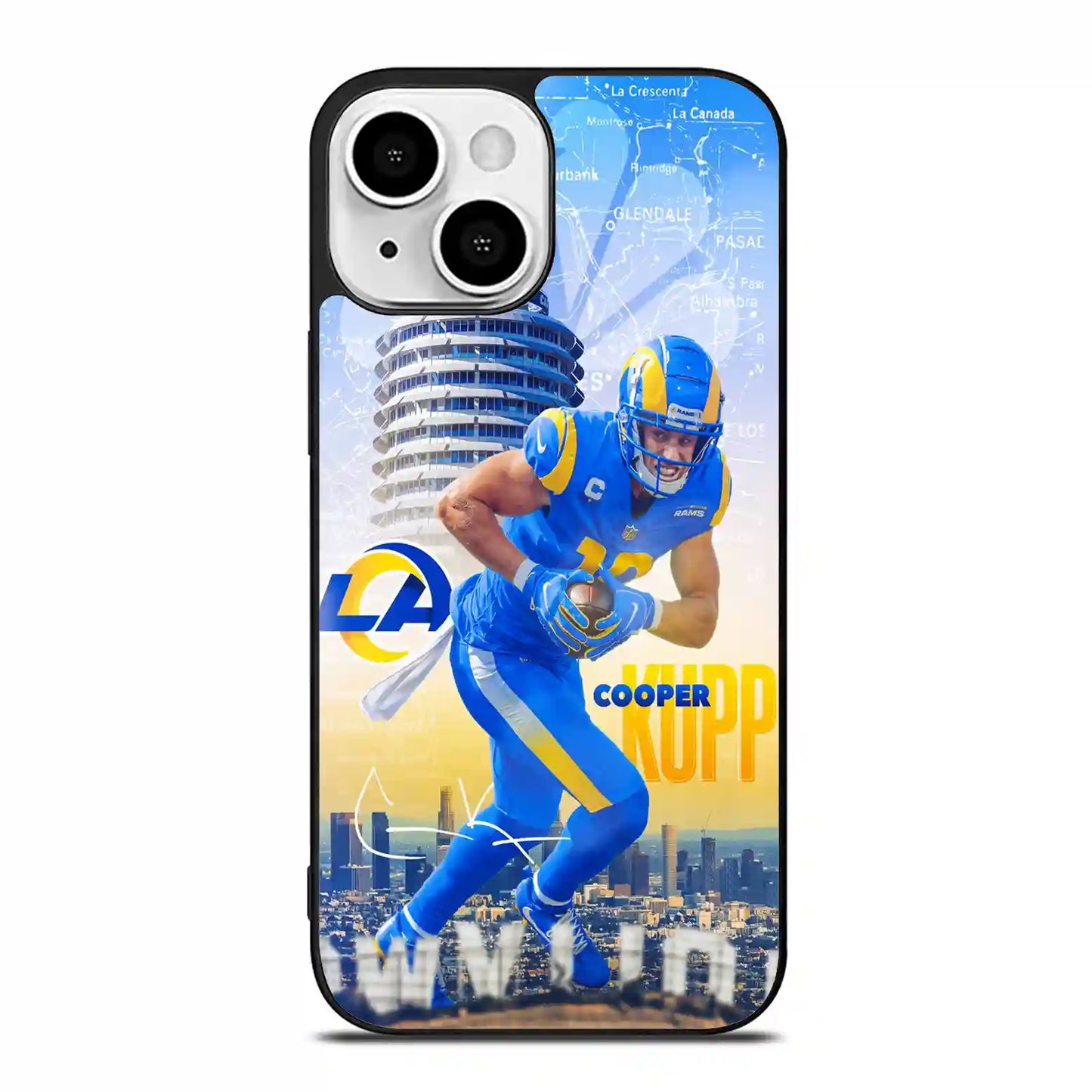 Cooper Kupp Rams Los Nageles City iPhone 13 Case