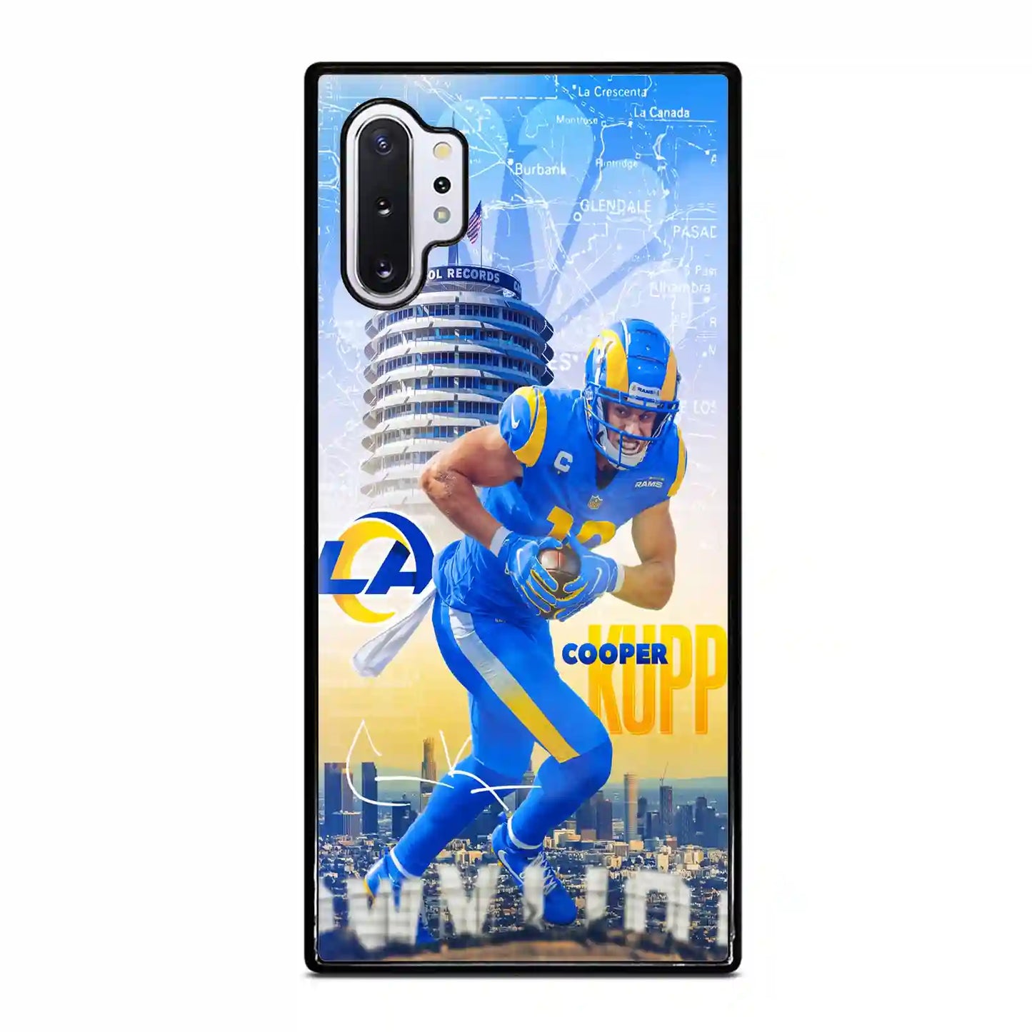 Cooper Kupp Rams Los Nageles City Samsung Galaxy Note 10 Pro 5G Case