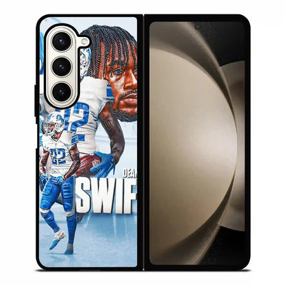 D'andre Swift Detroit Samsung Z6 Fold Case