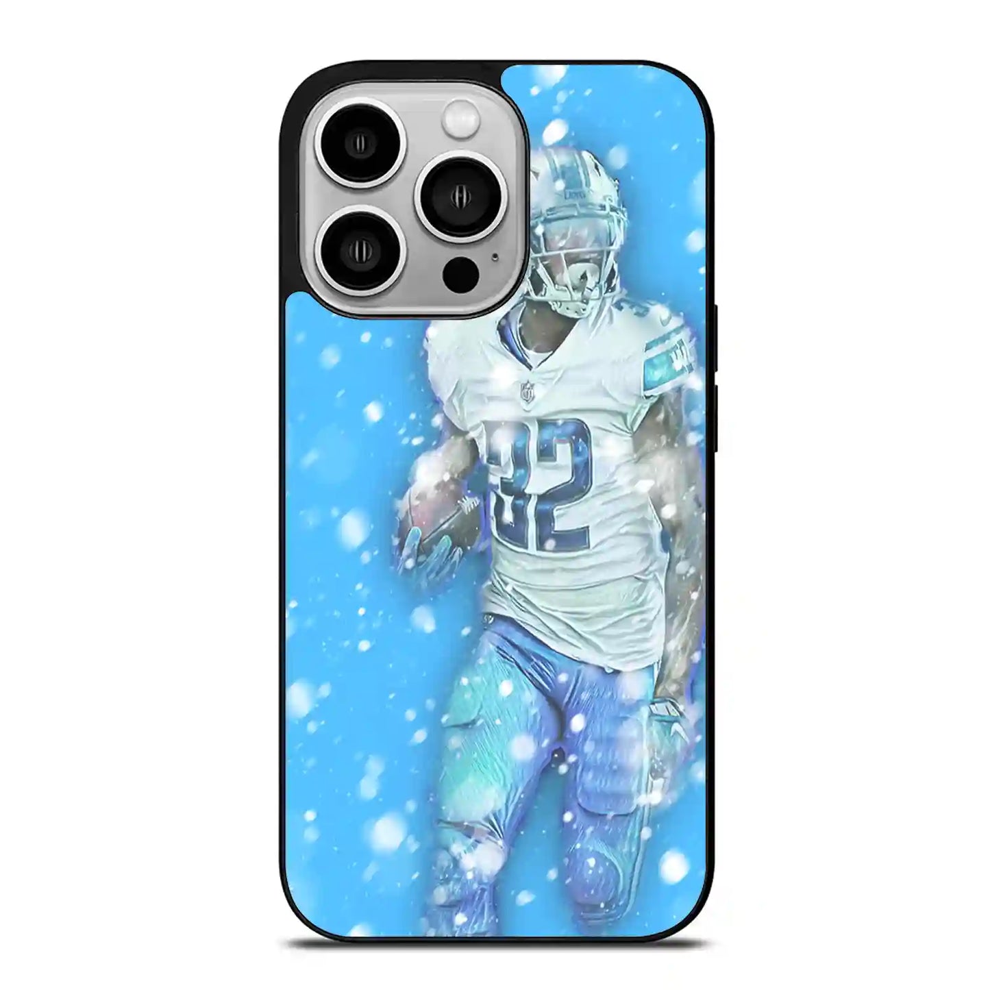 D'andre Swift Nfl Detroit Lions iPhone 14 Pro Case