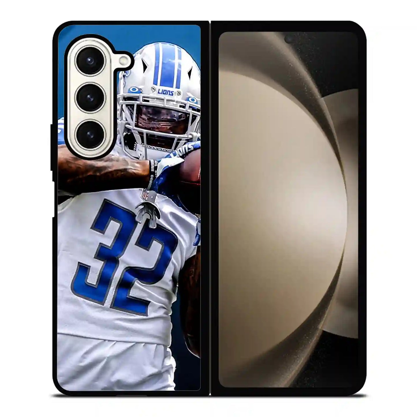 D'andre Swift Nfl Samsung Z6 Fold Case