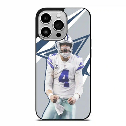 Dak Prescott Cowboys Football iPhone 14 Pro Case