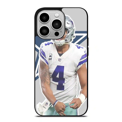 Dak Prescott Football Cowboys iPhone 14 Pro Case