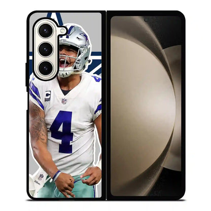 Dak Prescott Football Cowboys Samsung Z6 Fold Case